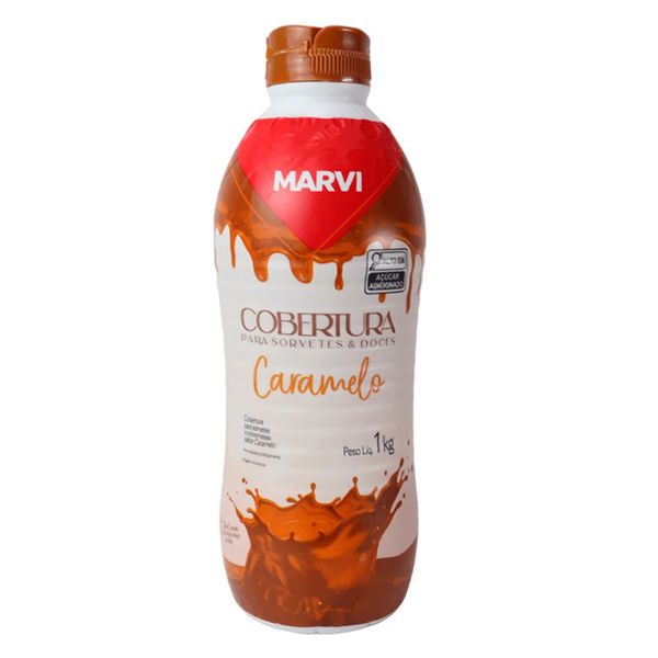 COBERTURA PARA SORVETE CARAMELO 1KG MARVI - 52467 - CHOKDOCE