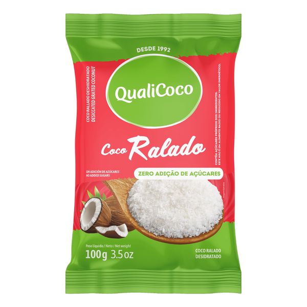 COCO RALADO 100G QUALICOCO - 734189 - CHOKDOCE