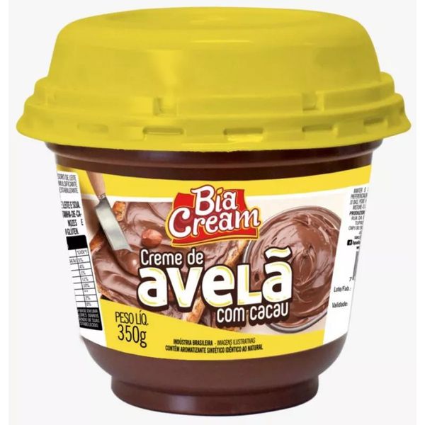 CREME DE AVELA COM CACAU 350G BIACREAM - 727044 - CHOKDOCE