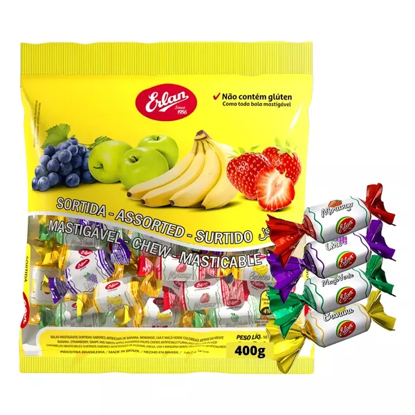 BALA MAST SORTIDA 400G ERLAN - 72533 - CHOKDOCE