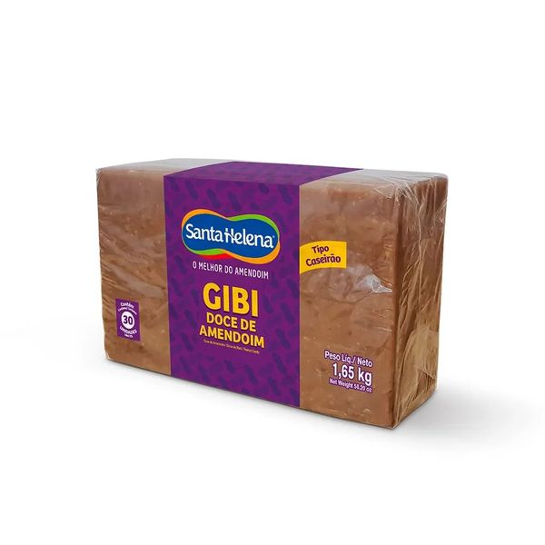 DOCE DE AMENDOIM CASEIRAO GIBI MAIS 1.65KG SANTA HELENA - 73875 - CHOKDOCE