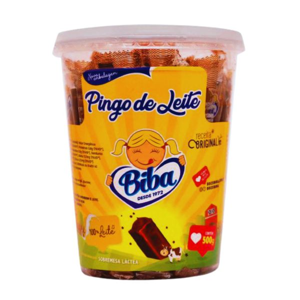 DOCE DE LEITE PINGO 500G BIBA - 69519 - CHOKDOCE