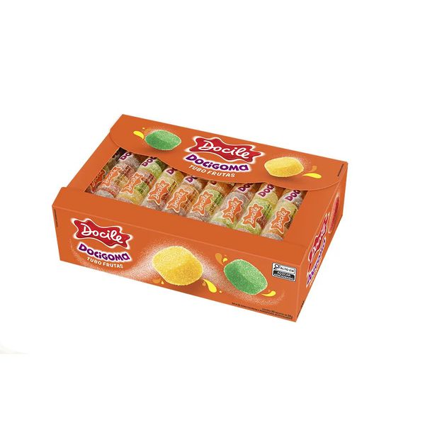 DOCIGOMA TUBO SORTIDO 30 UNIDADES 15G DOCILE - 348867 - CHOKDOCE