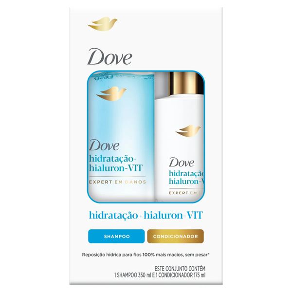 SH HIDRAT+HIALURON 350ML + COND 175ML DOVE - 863179 - CHOKDOCE