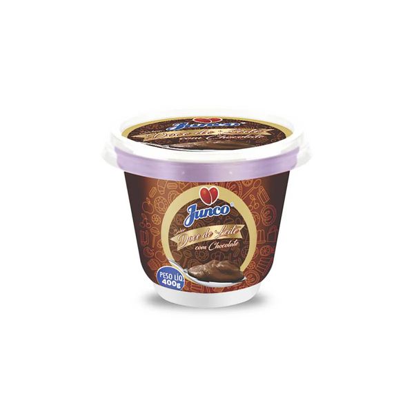 D.S.L SABOR DOCE LEITE COM CHOCOLATE 400G JUNCO - 529877 - CHOKDOCE