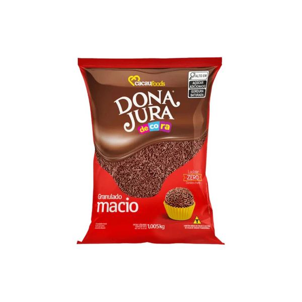 GRANULADO MACIO CHOCOLATE 1.005KG CACAU FOODS - 625432 - CHOKDOCE