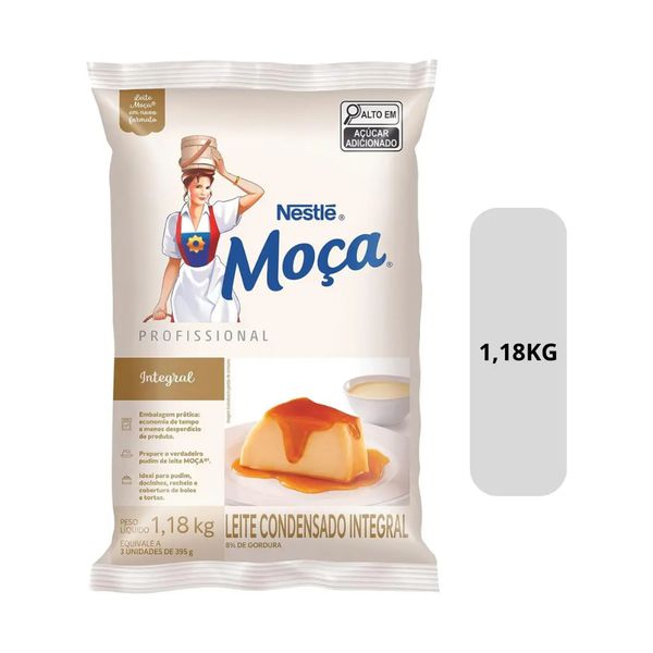 LEITE CONDENSADO MOCA SACHE 1,18 KG NESTLE - 821247 - CHOKDOCE