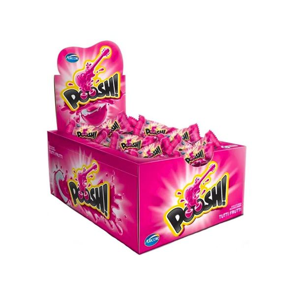CHICLE POOSH TUTTI-FRUTTI 200G ARCOR - 284325 - CHOKDOCE