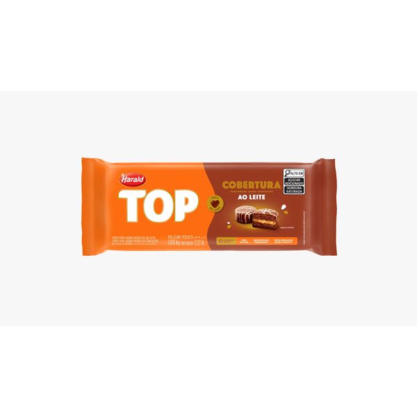 COBERT TOP AO LEITE 1.01KG HARALD - 547390 - CHOKDOCE