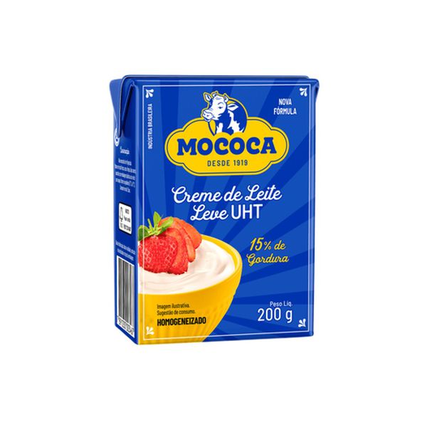 CREME DE LEITE LEVE UHT 200G MOCOCA - 633949 - CHOKDOCE