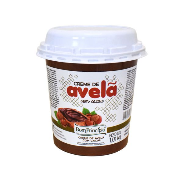 CREME DE AVELA COM CACAU 1.01KG POTE BOM PRINCIPIO - 538053 - CHOKDOCE