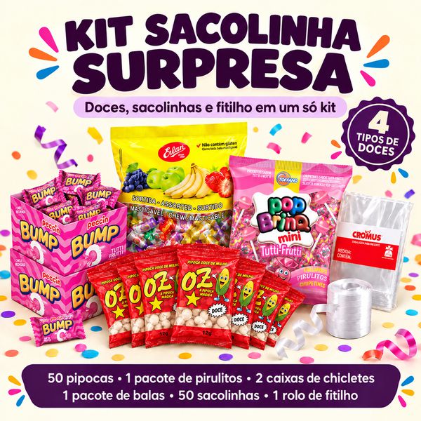 KIT DIA DAS CRIANCAS 1.630KG - 213943 - CHOKDOCE