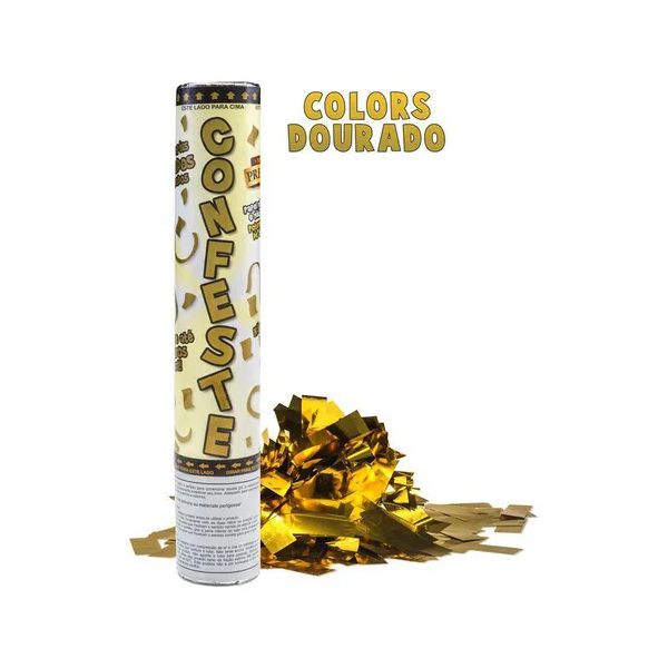 LANCA CONFESTE DOURADO COLORS 30CM MUNDO BIZARRO - 337601 - CHOKDOCE