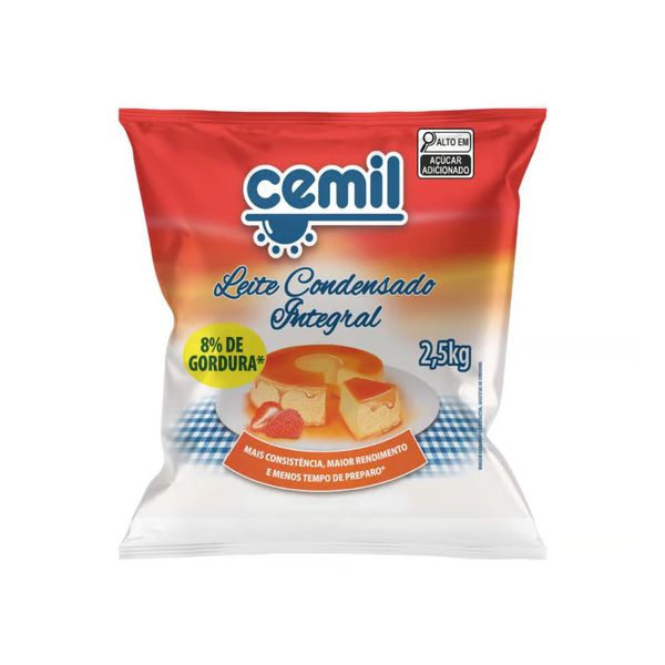 LEITE CONDENSADO INTEGRAL 2,5KG CEMIL - 837910 - CHOKDOCE