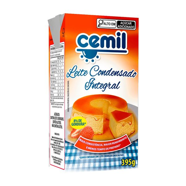 LEITE CONDENSADO INTEGRAL 395G CEMIL - 837903 - CHOKDOCE