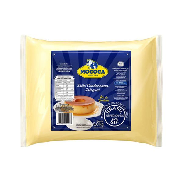 LEITE CONDENSADO INTEGRAL 5KG MOCOCA - 633932 - CHOKDOCE