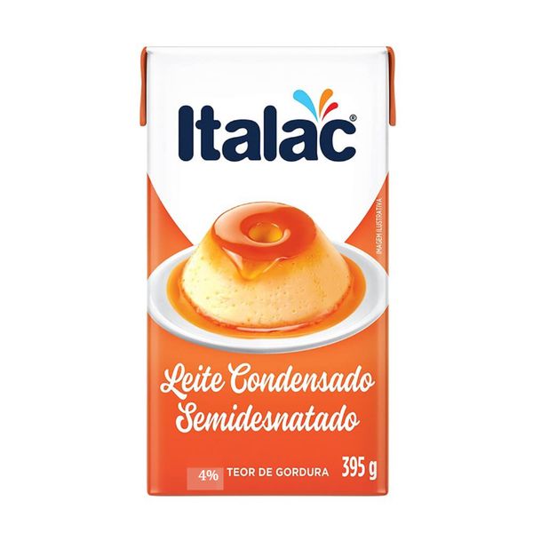 LEITE CONDENSADO SEMIDESNATADO 395G ITALAC - 493628 - CHOKDOCE