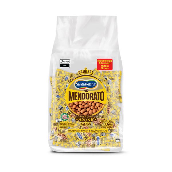 AMENDOIM MENDORATO 1.62KG SANTA HELENA - 380379 - CHOKDOCE