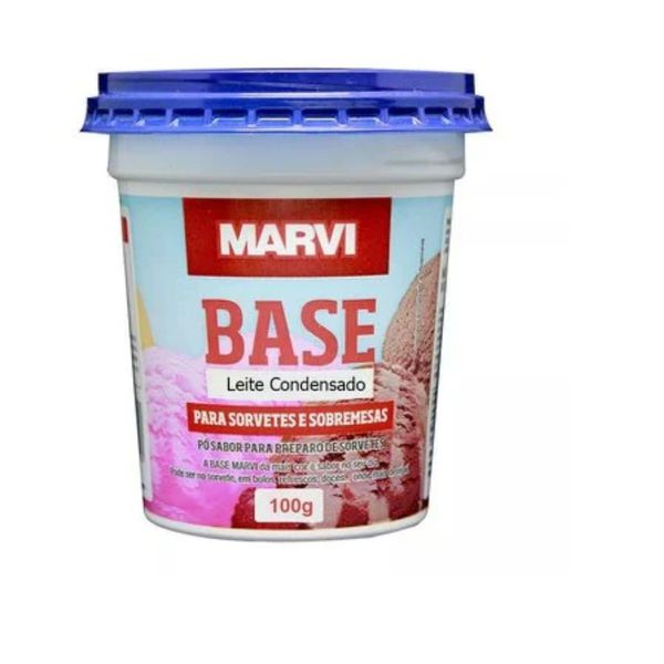 BASE PARA SORVETE LEITE CONDENSADO 100G MARVI - 52252 - CHOKDOCE
