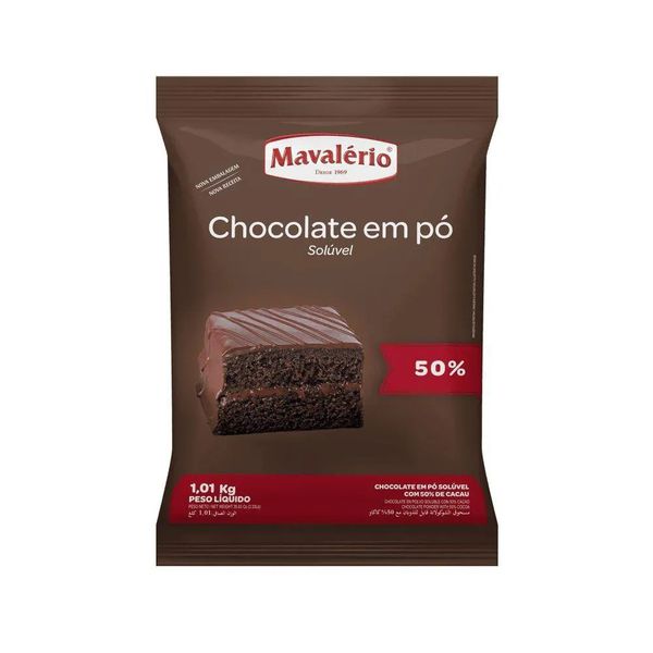 CHOCOLATE EM PO 50% 1.01KG MAVALERIO - 237826 - CHOKDOCE