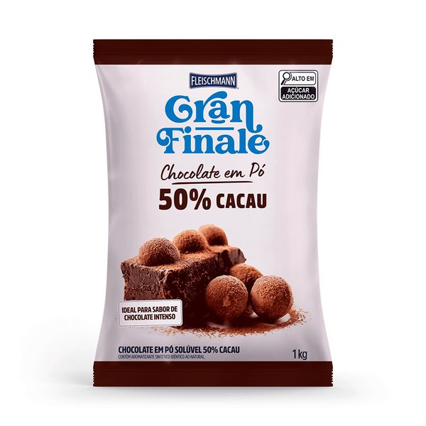 CHOCOLATE PO SOLUVEL 50 % 1KG GRAN FINALE FLEICHMANN - 788106 - CHOKDOCE