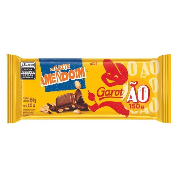 CHOCOLATE TABLETE AMENDOIM 150G GAROTO - 76678 - CHOKDOCE