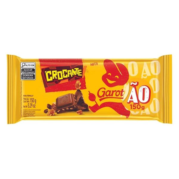CHOCOLATE TABLETE CROCANTE 150G GAROTO - 731461 - CHOKDOCE