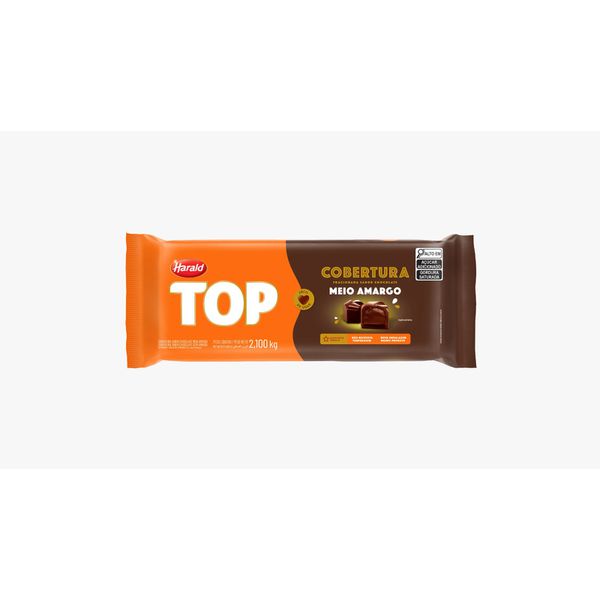 COBERT TOP BARRA MEIO AMARGO 2.1KG HARALD - 363990 - CHOKDOCE