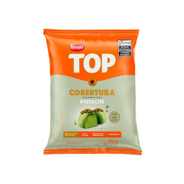 COBERTURA TOP GOTAS PISTACHE 1.01KG HARALD - 740203 - CHOKDOCE