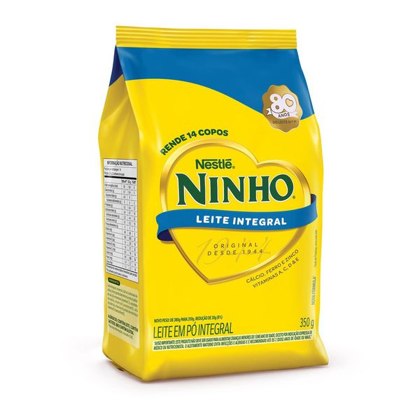 LEITE EM PO NINHO INTEGRAL SACHET 350G NESTLE - 735025 - CHOKDOCE