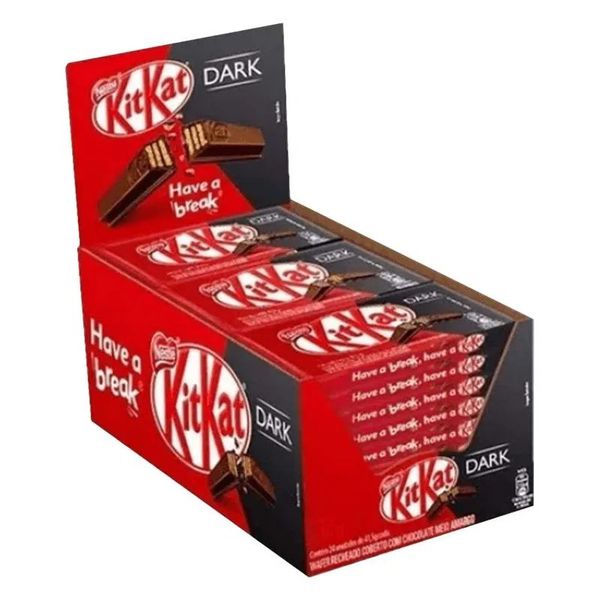 WAFER KIT KAT DARK 24X41.5G NESTLE - 352482 - CHOKDOCE