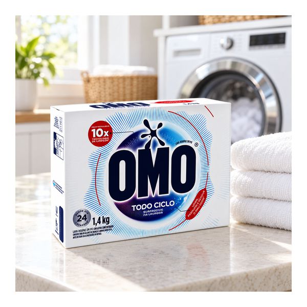 LAVA ROUPAS EM PO LAVAGEM PERFEITA 1,4KG OMO - 878807 - CHOKDOCE