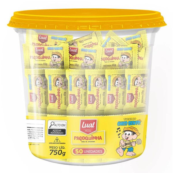 PAÇOCA ROLHA EMBALADA CHICO BENTO 750G LUAL - 675871 - CHOKDOCE