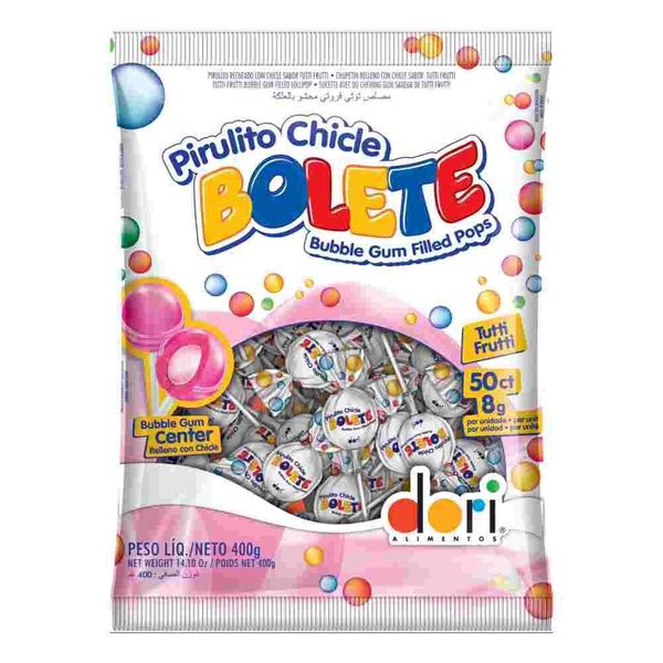 PIRULITO BOLETE TUTTI FRUTTI 525G DORI - 68338 - CHOKDOCE