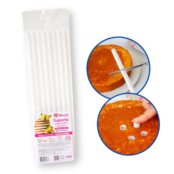 SUPORTE PARA BOLO PEQUENO COM 8 UNIDADES MAGO - 592246 - CHOKDOCE