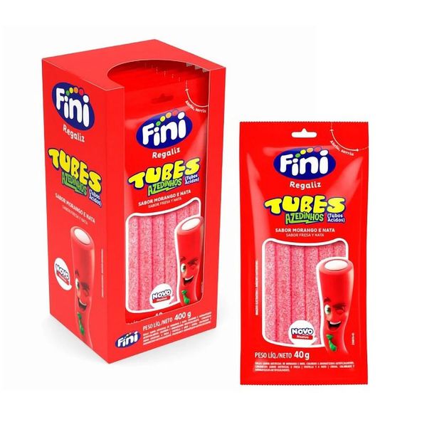 TUBES MORANGO CITRICO 40G FINI - 518093 - CHOKDOCE