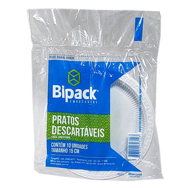 PRT-15 PRATO PLAST TRANSP PEQUENO 15CM BIPACK - 689212 - CHOKDOCE