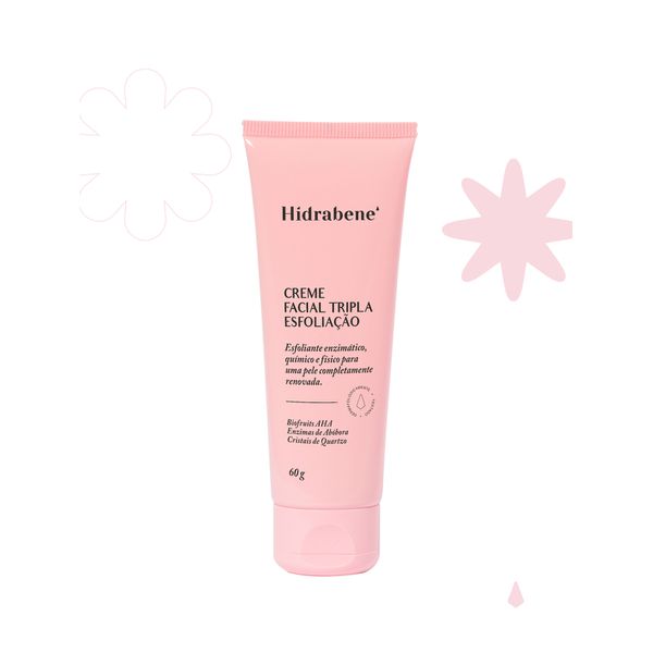 Hidrabene Creme Facial Tripla Esfoliação 60g
