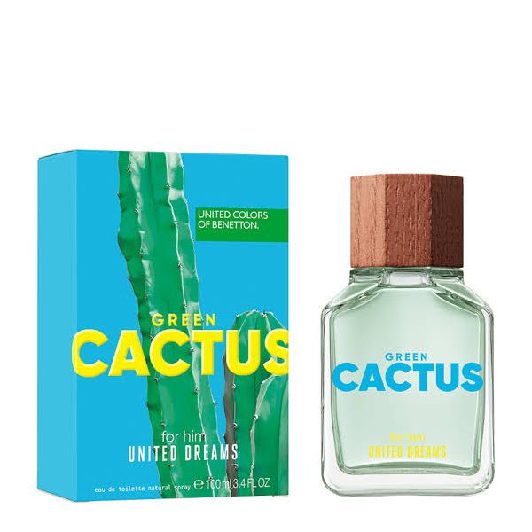 BENETTON COLORS GREEN CACTUS EDT EAU DE TOILETTE 100ML