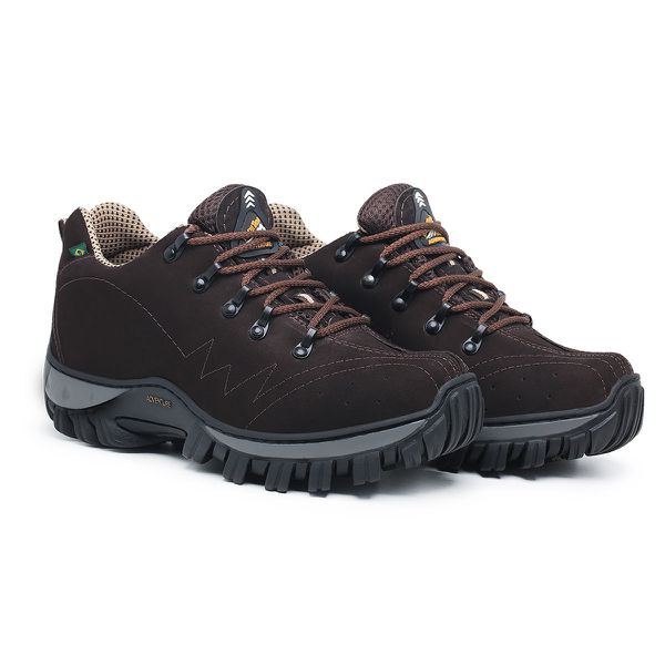 Bota Adventure Couro Café Comfort