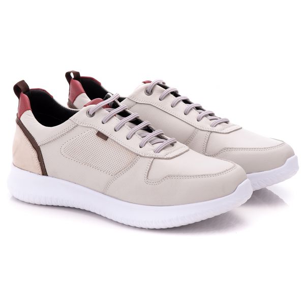 Sapatênis Masculino De Couro Legitimo Comfort Shoes - 4002 Preto - Comfort  Shoes
