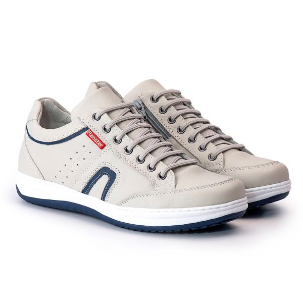 Sapatênis Masculino Couro Gelo Comfort 