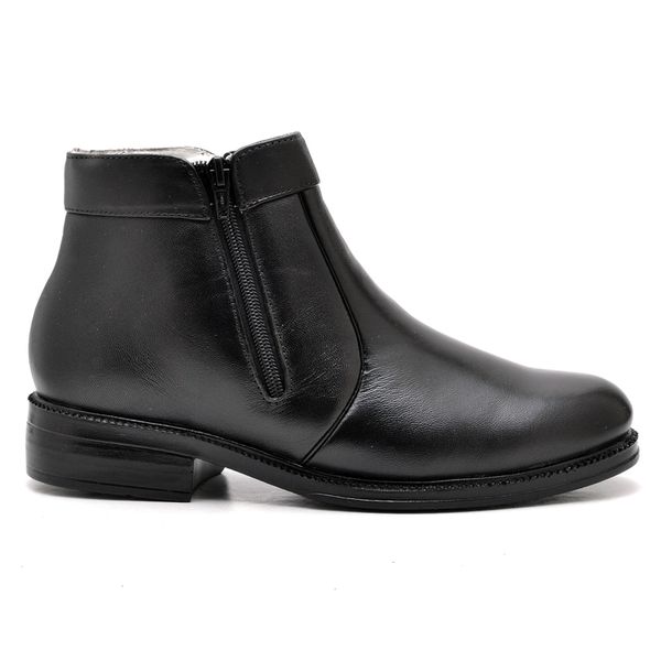 Botina Couro de Carneiro Preto Comfort Ranster Confort