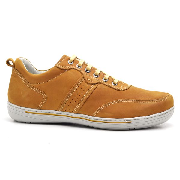 Sapatenis masculino mostarda shop