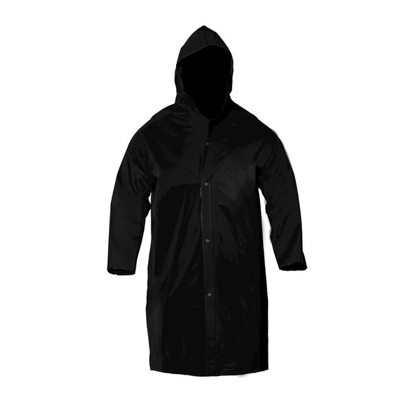 CAPA DE CHUVA EM PVC PRETA QMS