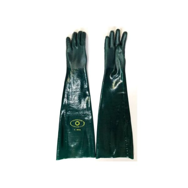 LUVA DE PVC 70 CM COM FORRO E PALMA ÁSPERA 1270