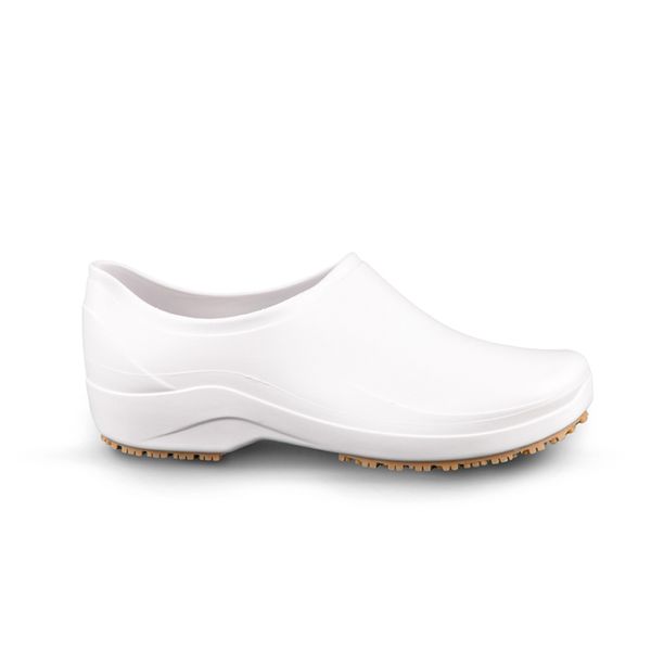 SAPATO GRIP COM SOLADO ANTIDERRAPANTE BRANCO STEELFLEX