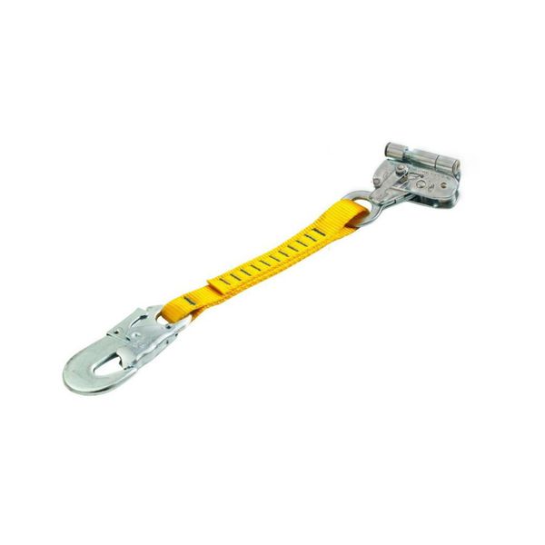 TRAVA QUEDAS DOBRADIÇA EM AÇO INOX PARA CORDA 12 MM COM EXTENSOR GANCHO