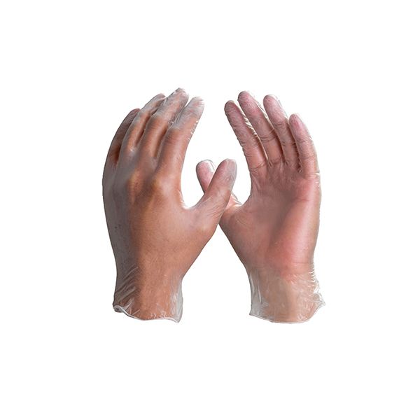 LUVA MAXVINIL INCOLOR, SEM PÓ DA301CSIN (CX C/ 100 UNID) DANNY