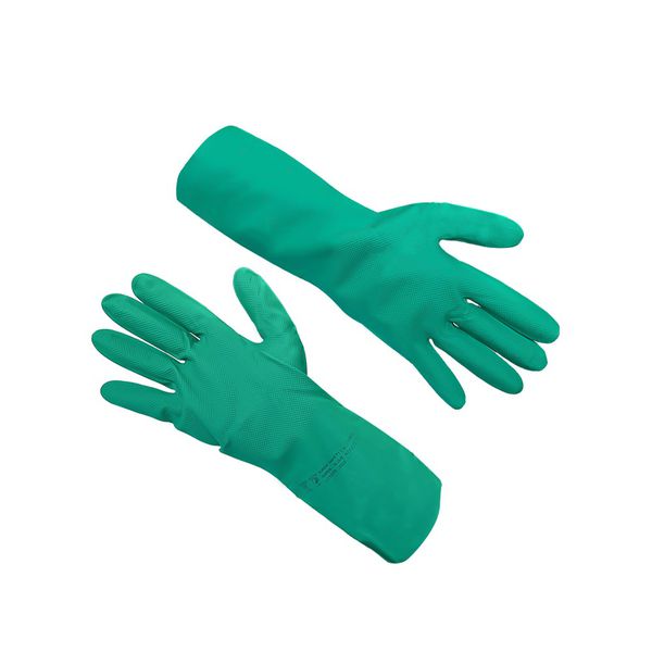 LUVA NITRÍLICA ANTIDERRAPANTE VERDE SUPER GLOVE